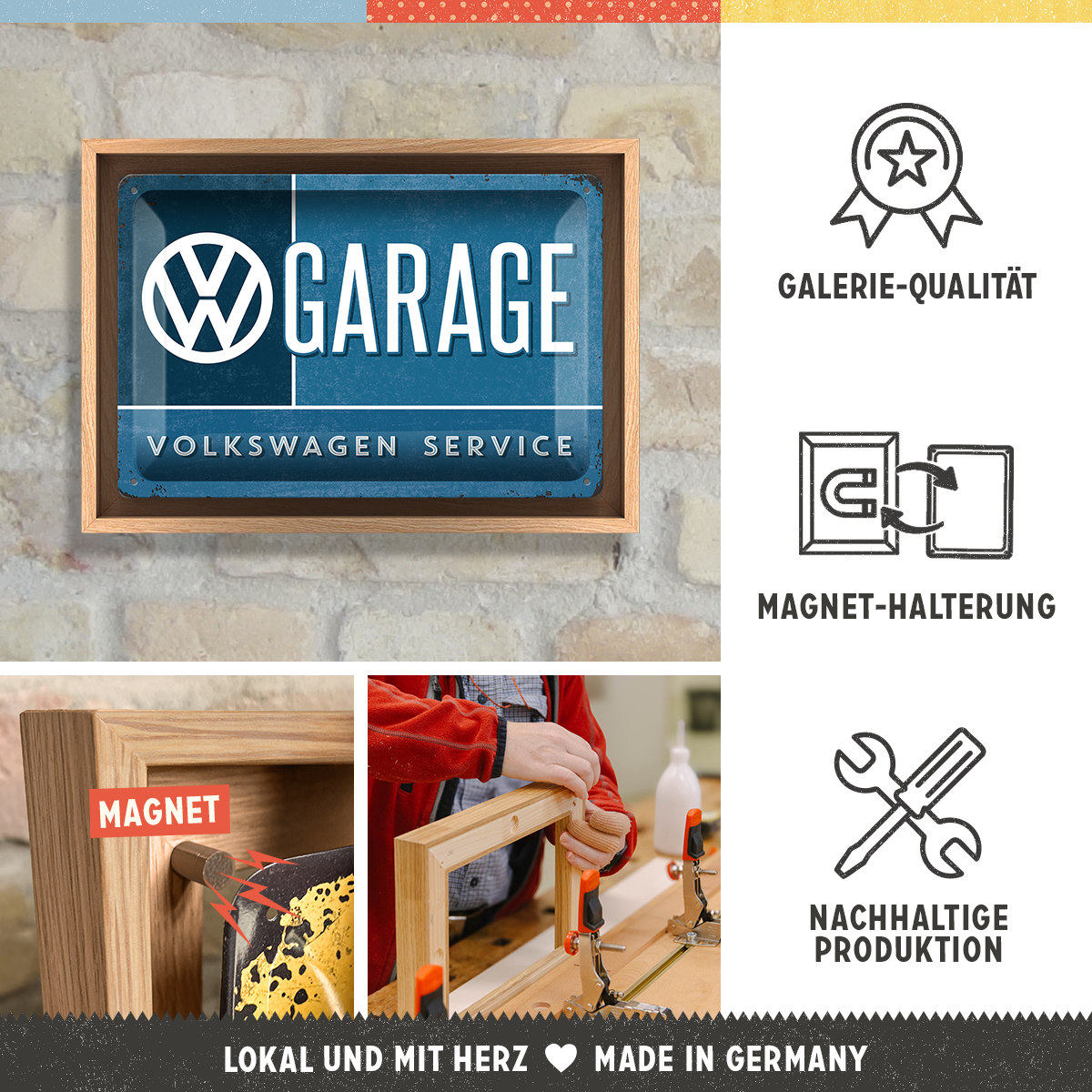 nostalgic-art-vw-garage-n-frame-m-edition-24x33-5-cm image 3