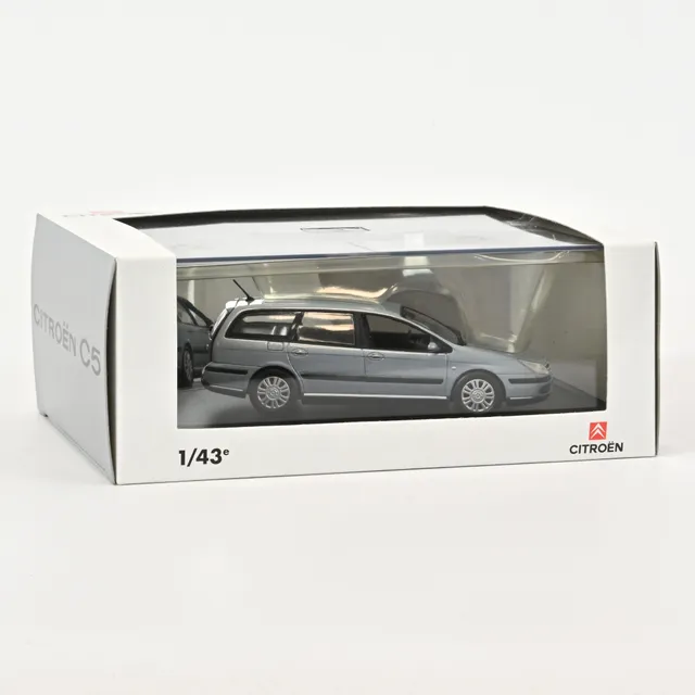 norev-citro-n-c5-break-grigio-islanda-2003-1-43-modellino-station-wagon image 1