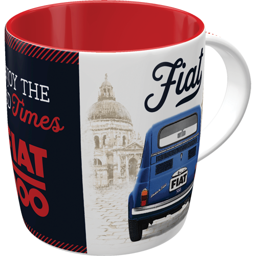nostalgic-art-fiat-500-enjoy-the-good-times-tazza-in-ceramica-330-ml image 8