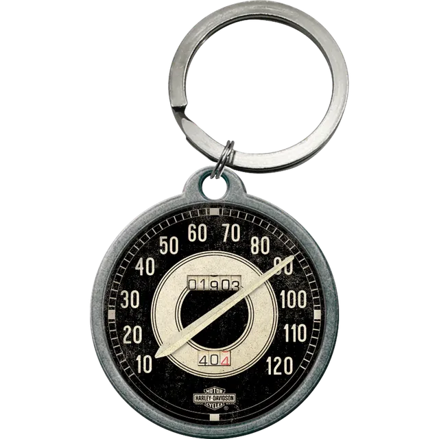 nostalgic-art-harley-davidson-tacho-portachiavi-in-metallo-4-cm image 1