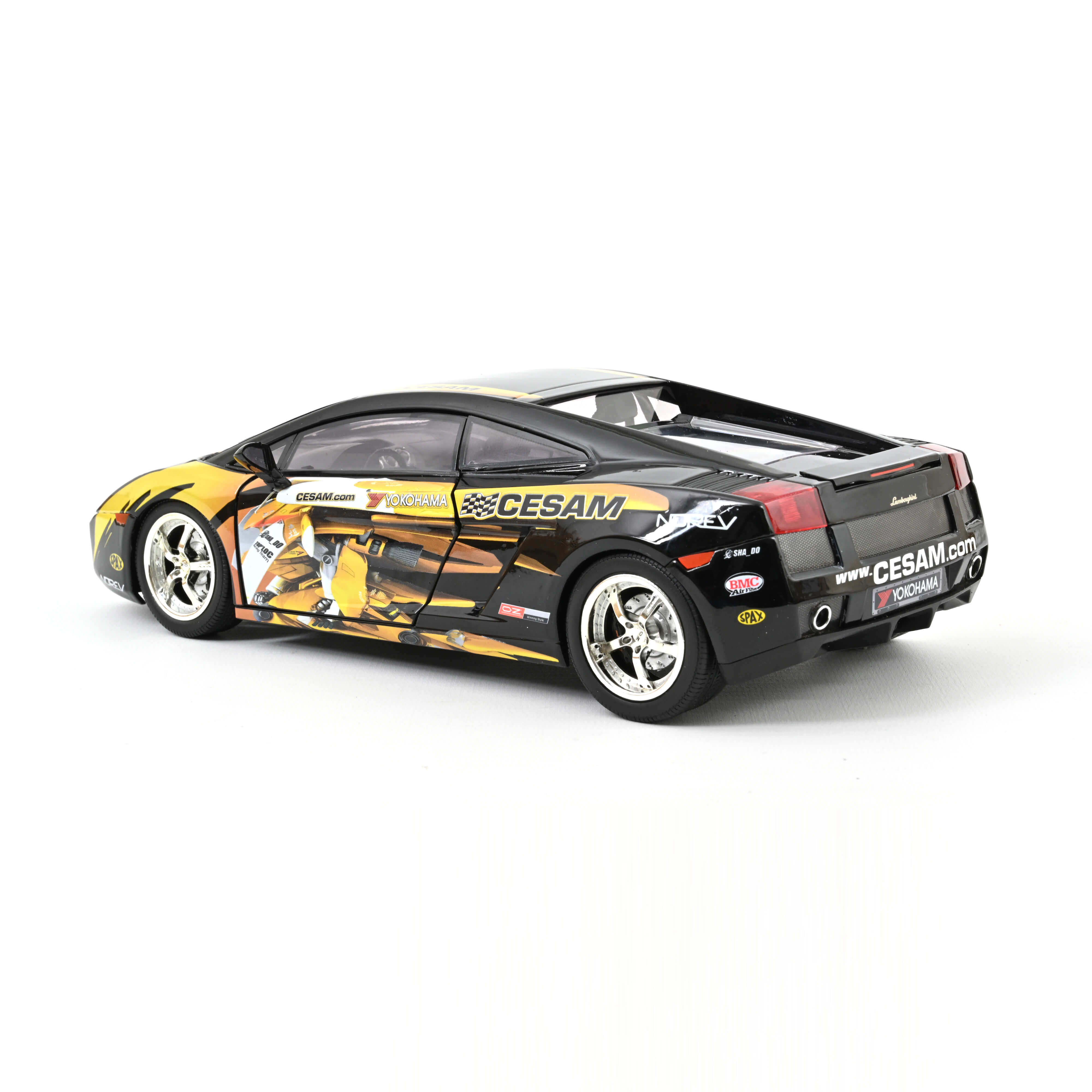 norev-lamborghini-gallardo-cesam-noir-modellino-auto-1-18-nero image 5