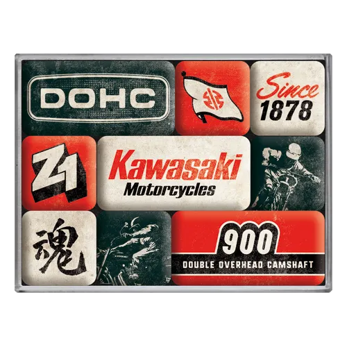 nostalgic-art-kawasaki-motorcycles-since-1878-set-magneti image 1