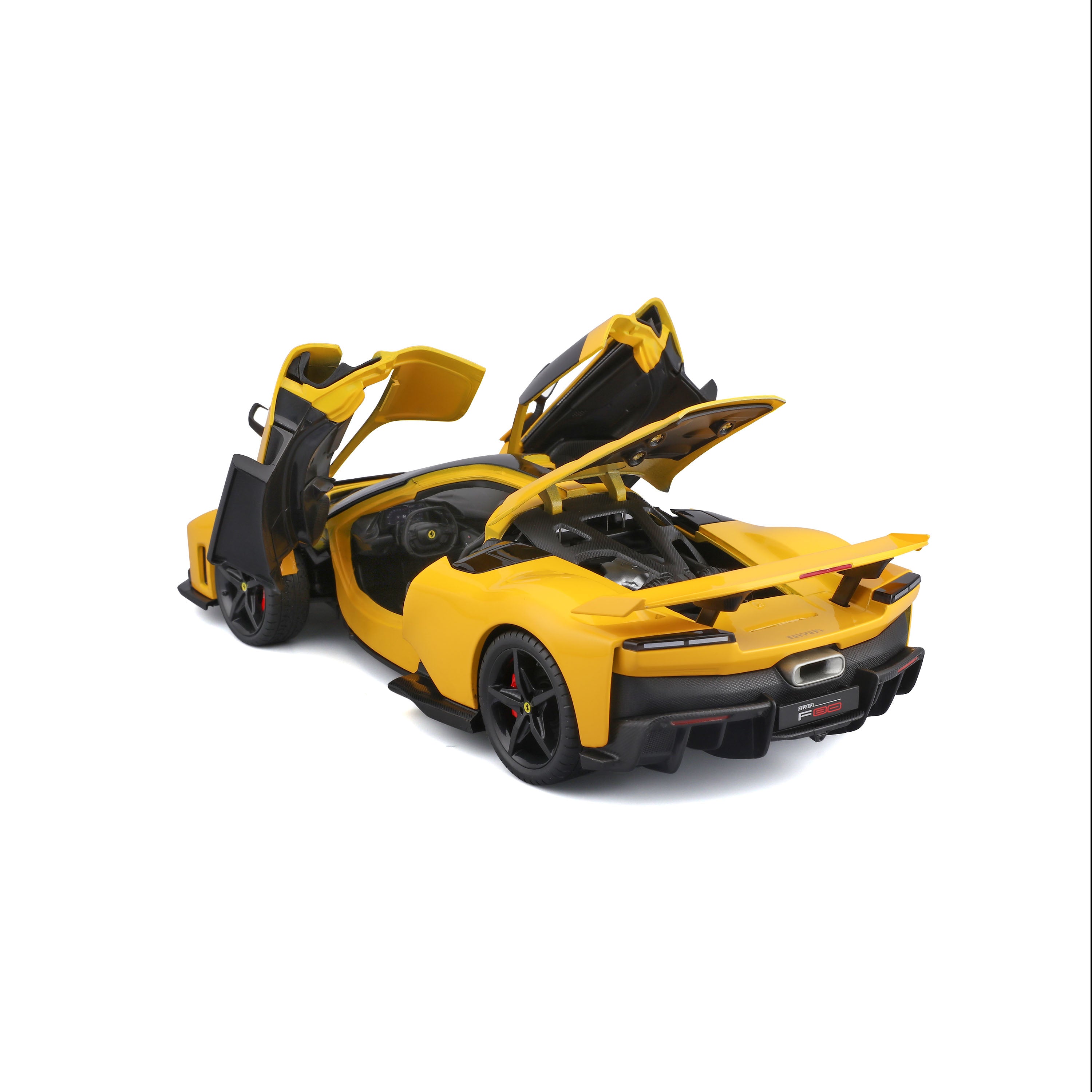 bburago-ferrari-f80-giallo-modena-race-play-1-18-die-cast image 5