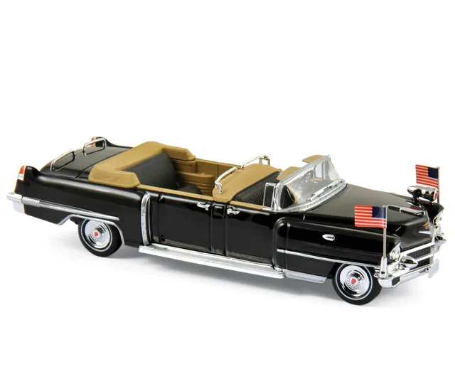 norev-cadillac-regina-elisabetta-ii-1956-nera-1-43-modellino image 1