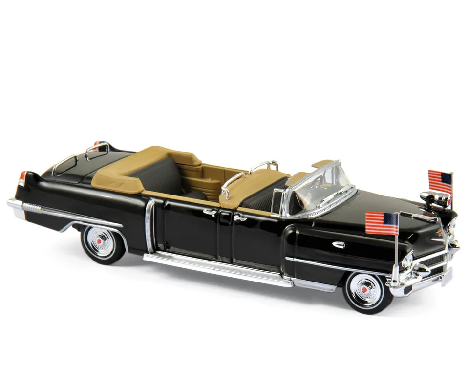norev-cadillac-regina-elisabetta-ii-1956-nera-1-43-modellino image 1