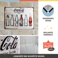 nostalgic-art-coca-cola-bottle-timeline-targa-in-metallo-30x40-cm image 4