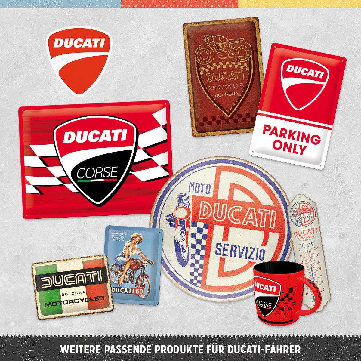 nostalgic-art-ducati-corse-logo-racing-scatola-mentine-in-metallo-6x4-cm image 4
