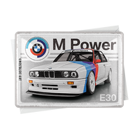 nostalgic-art-bmw-motorsport-m-power-e30-metal-card-10x14-cm image 2