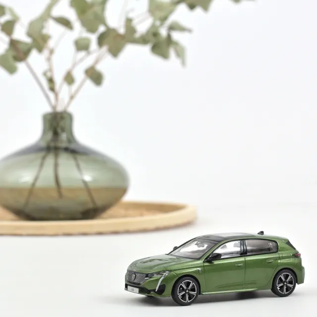 norev-peugeot-308-gt-2021-modellino-auto-1-43-vert-olivine image 1