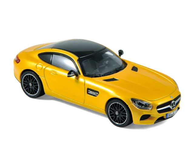 norev-mercedes-amg-gt-2015-modellino-die-cast-1-18-giallo image 1