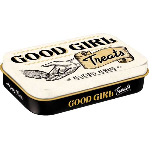 nostalgic-art-good-girl-treats-scatola-tascabile-in-metallo-6x9-5x2-cm image 1