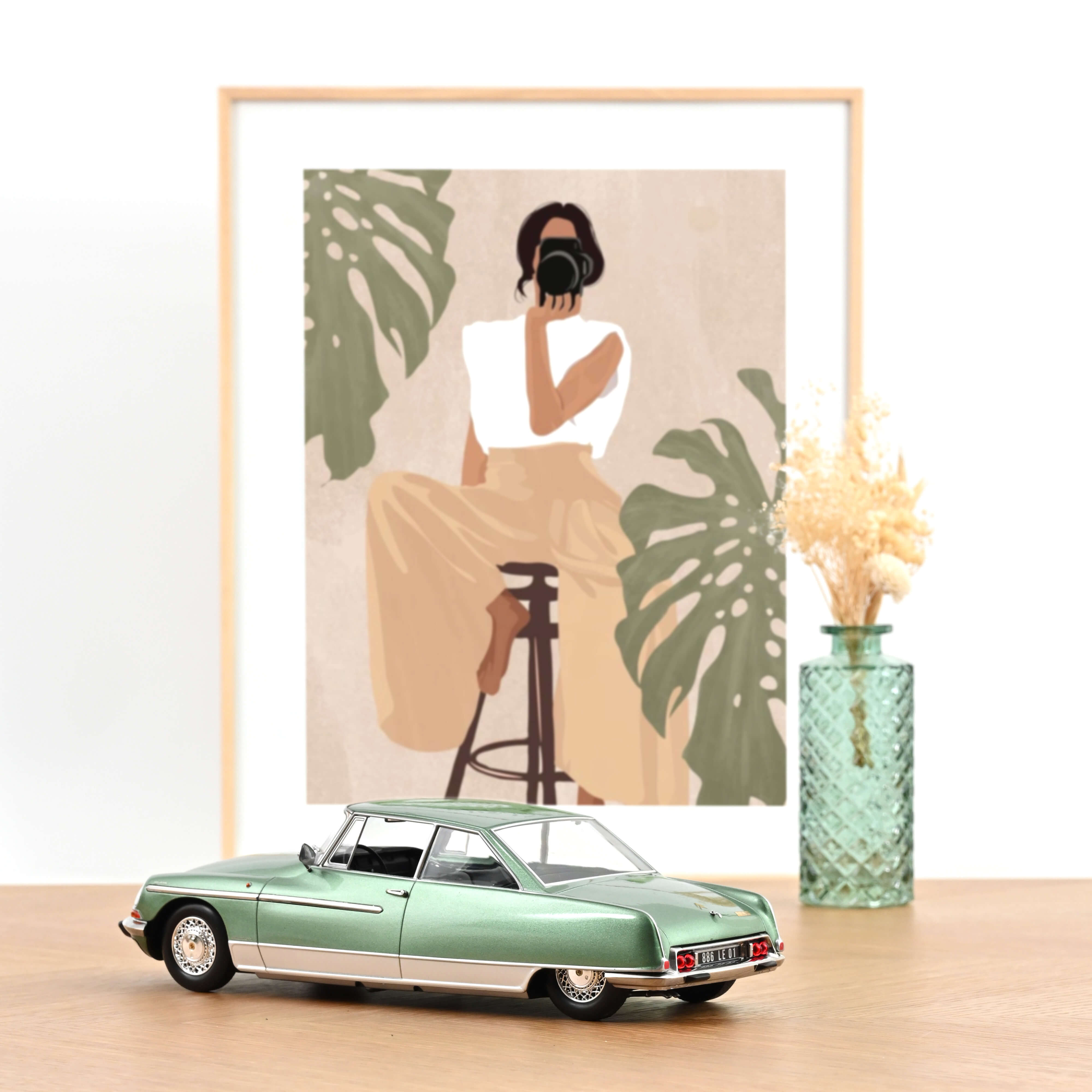 norev-citro-n-ds-21-le-l-man-1968-modellino-1-18-verde-metallizzato-edizione-200 image 2