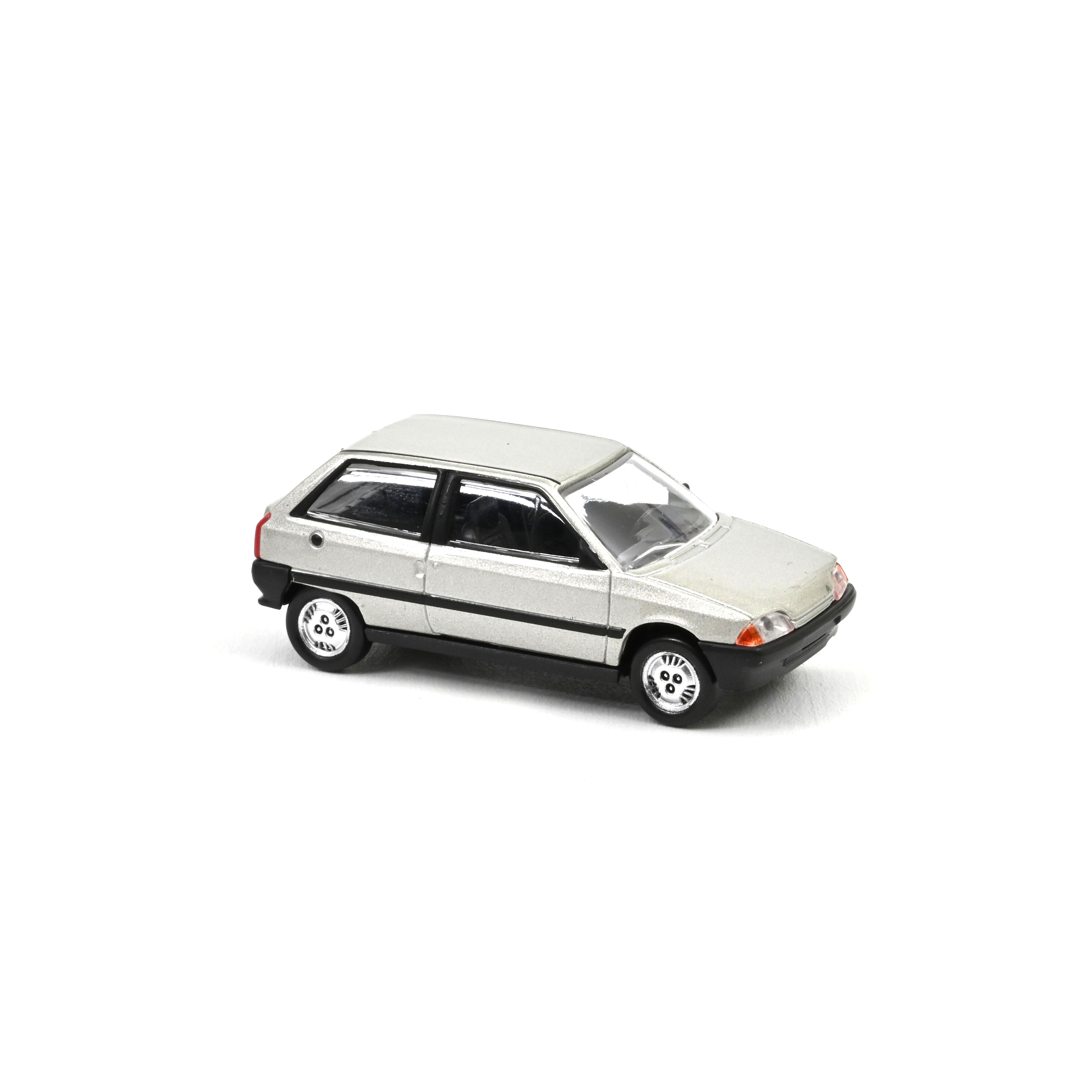 norev-citro-n-ax-3-porte-grigio-1986-1-64-minijet-modellino image 2