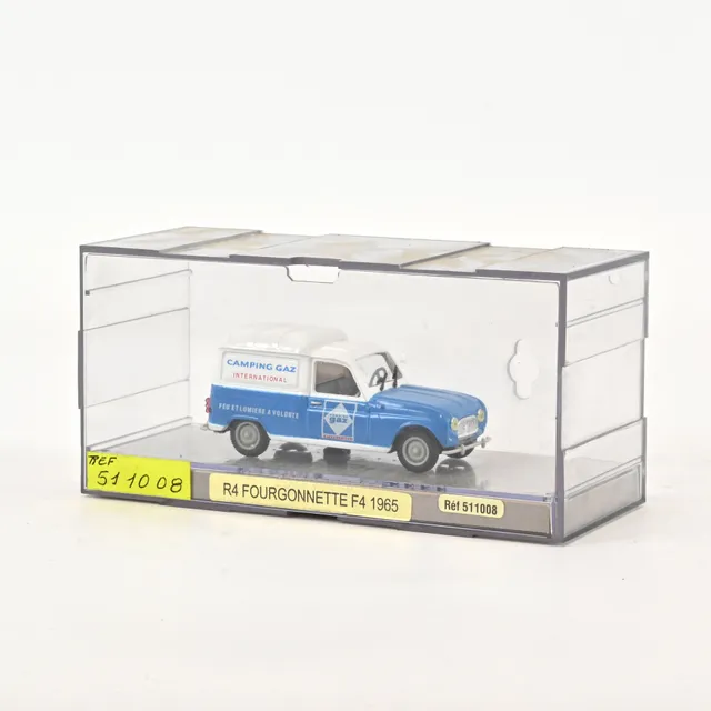 norev-renault-r4-fourgonnette-camping-gaz-modellino-1-43 image 1