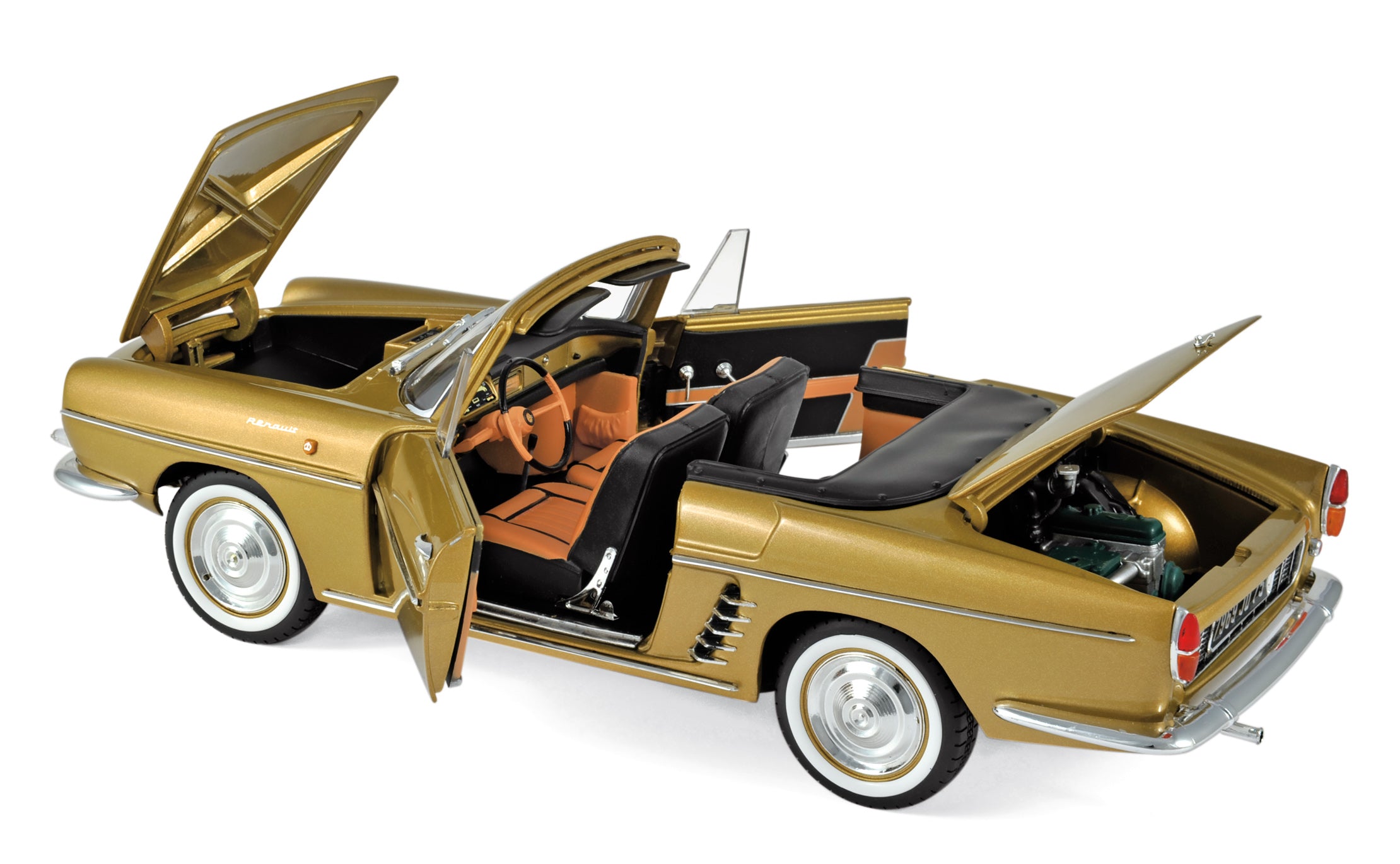 norev-renault-floride-1959-modellino-auto-1-18-giallo-bahama-metallizzato image 2