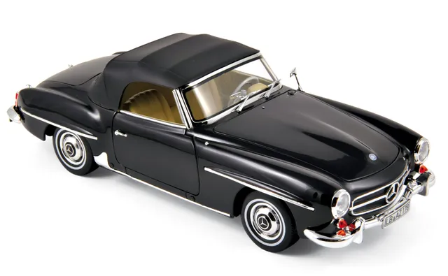 norev-mercedes-benz-190-sl-1957-nera-1-18-modellino-auto-classica image 1