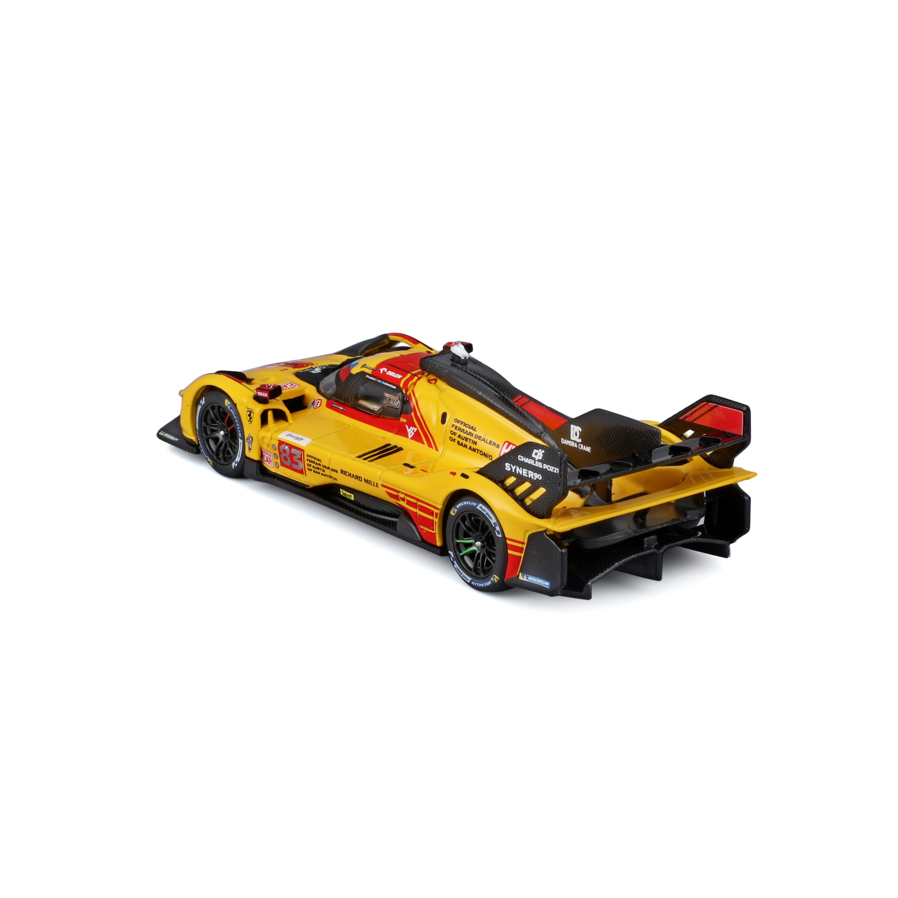 bburago-ferrari-499p-83-24h-le-mans-2024-1-43-con-teca-die-cast image 5