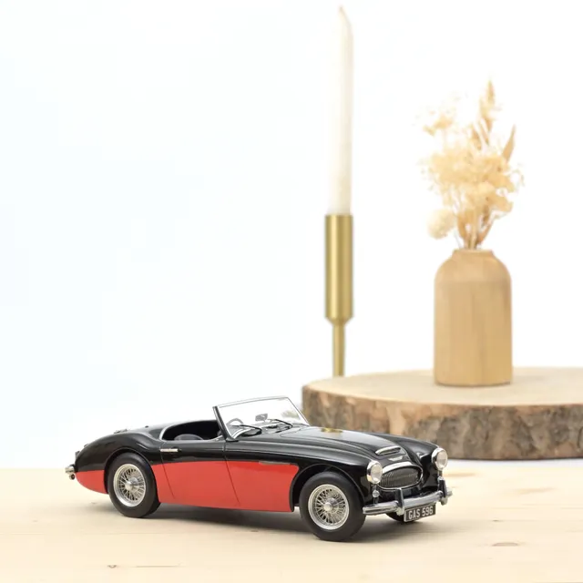 norev-austin-healey-3000-mk-2-1961-1-18-modellino-nero-rosso-edizione-200-pz image 1