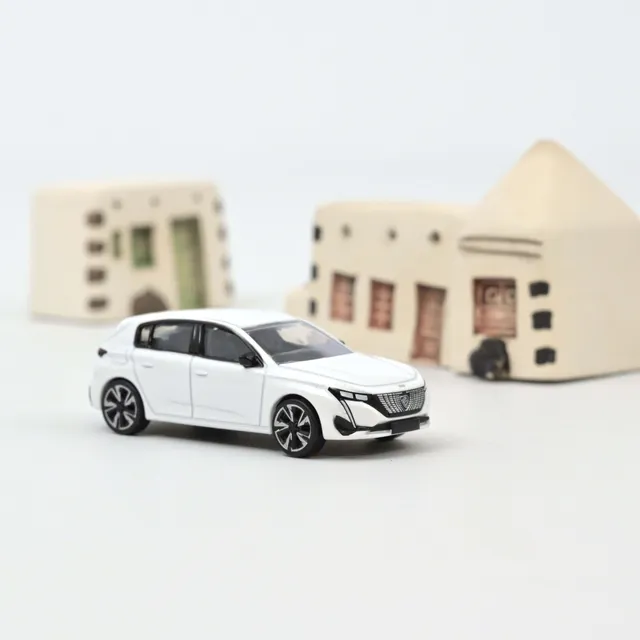 norev-peugeot-308-2021-bianco-perlato-1-64 image 1