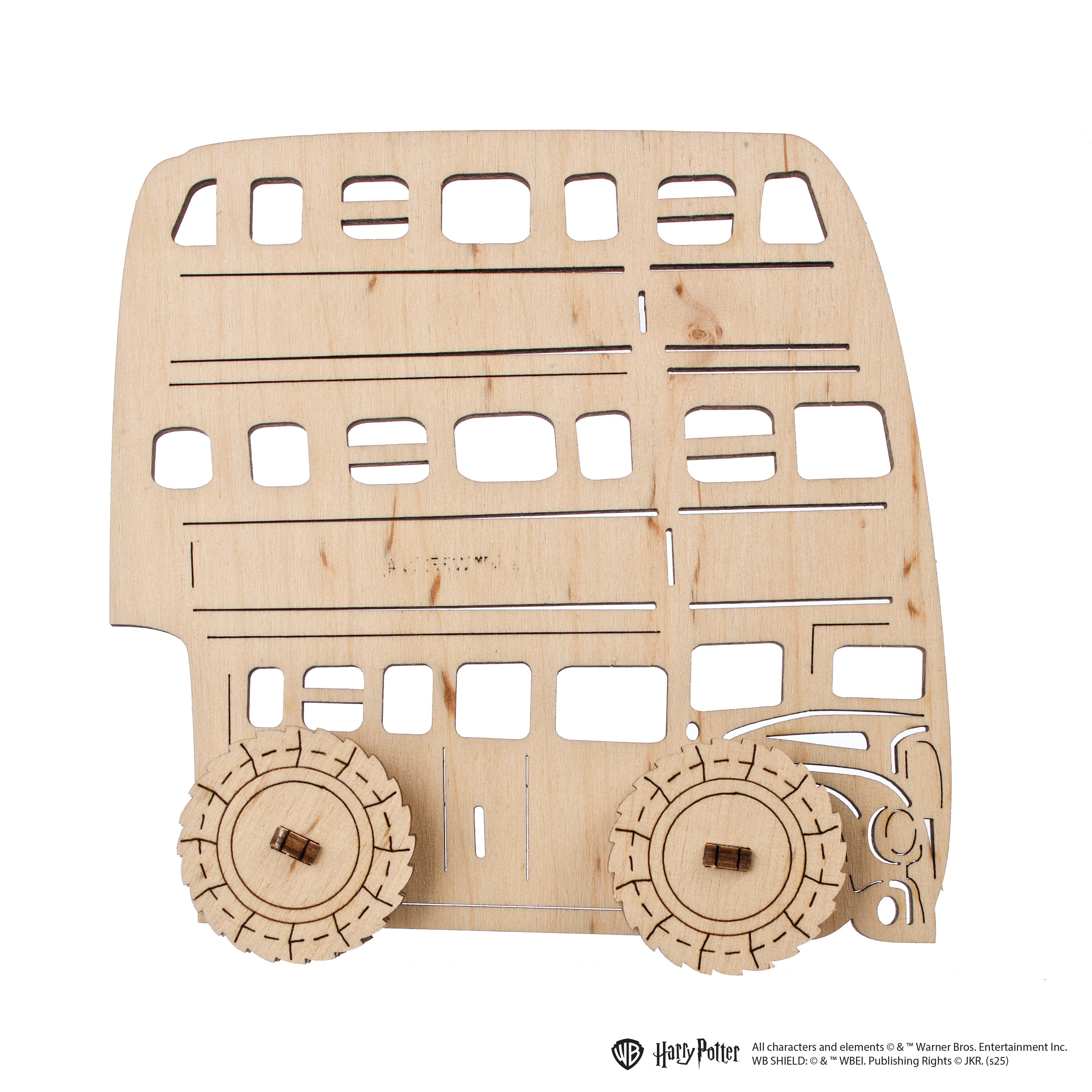 ugears-knight-bus-modello-3d-in-legno-da-colorare-harry-potter-series image 1