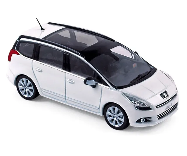 norev-peugeot-5008-2009-modello-auto-die-cast-1-43-pearl-white image 1