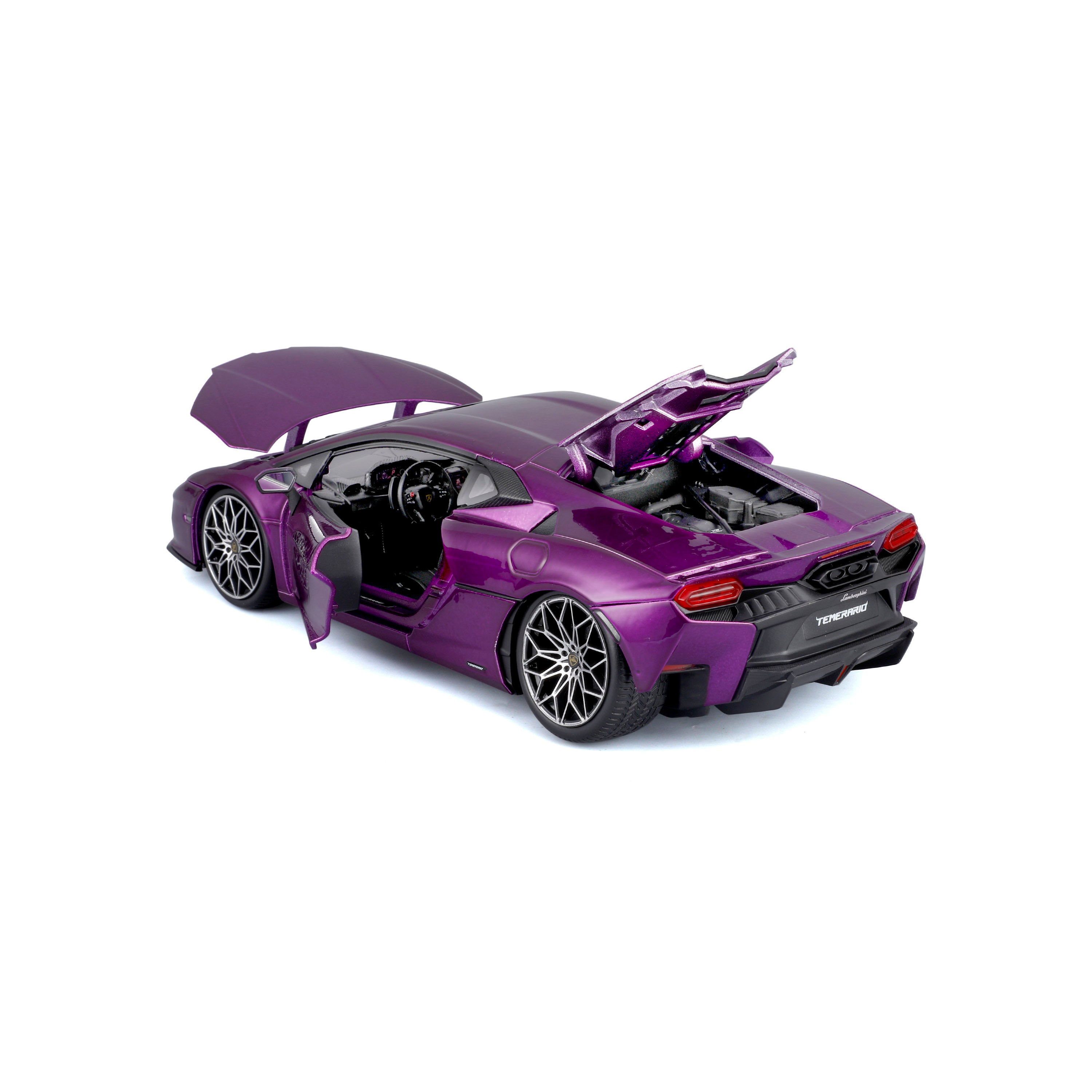 bburago-lamborghini-temerario-1-18-viola-metallizzato-modellino-diecast-apribile image 6