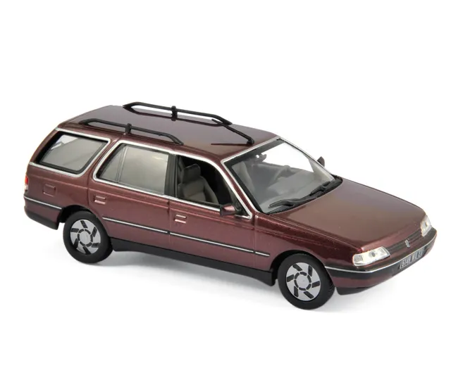 norev-peugeot-405-break-1991-alhambra-red-1-43-modellino-die-cast image 1