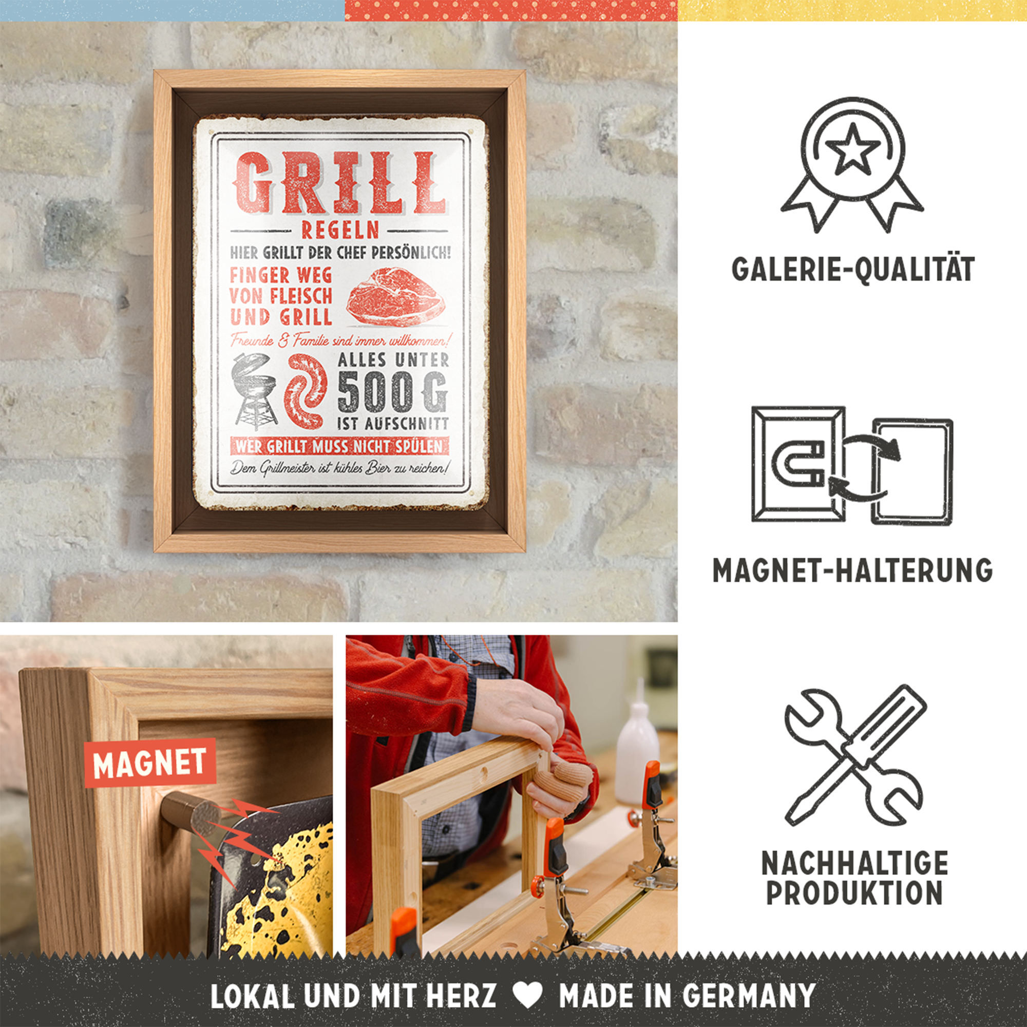 nostalgic-art-grillregeln-cornice-n-frame-s-18-5x24-cm image 3