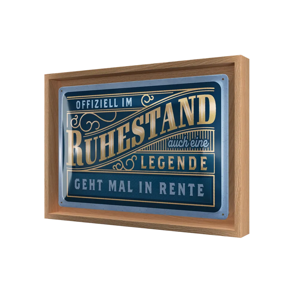 nostalgic-art-ruhestand-n-frame-m-edition-cornice-rovere-per-targhe-24x33-5-cm image 1