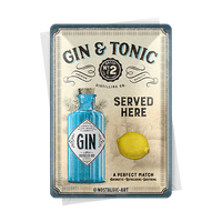 nostalgic-art-gin-tonic-served-here-metal-card-10x14-cm image 2