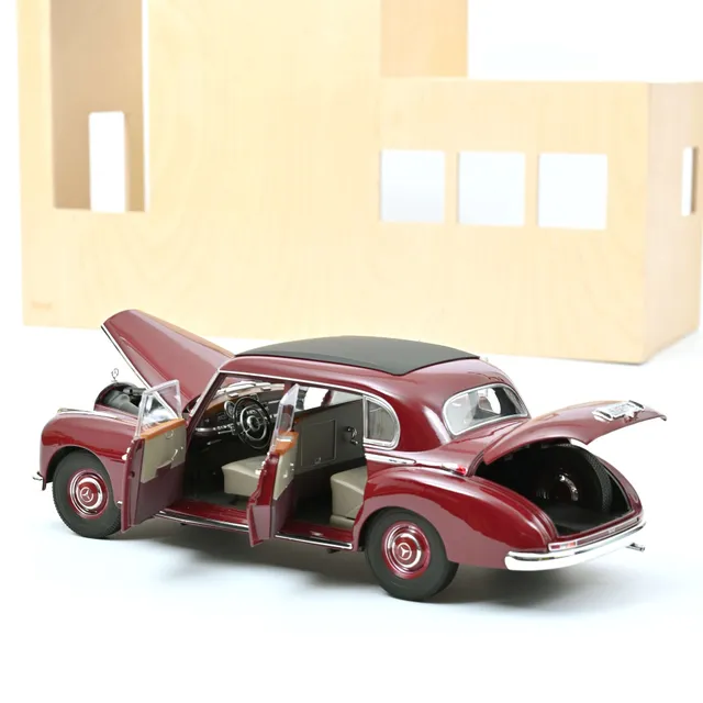 norev-mercedes-benz-300-1955-rosso-scuro-modellino-auto-1-18 image 1