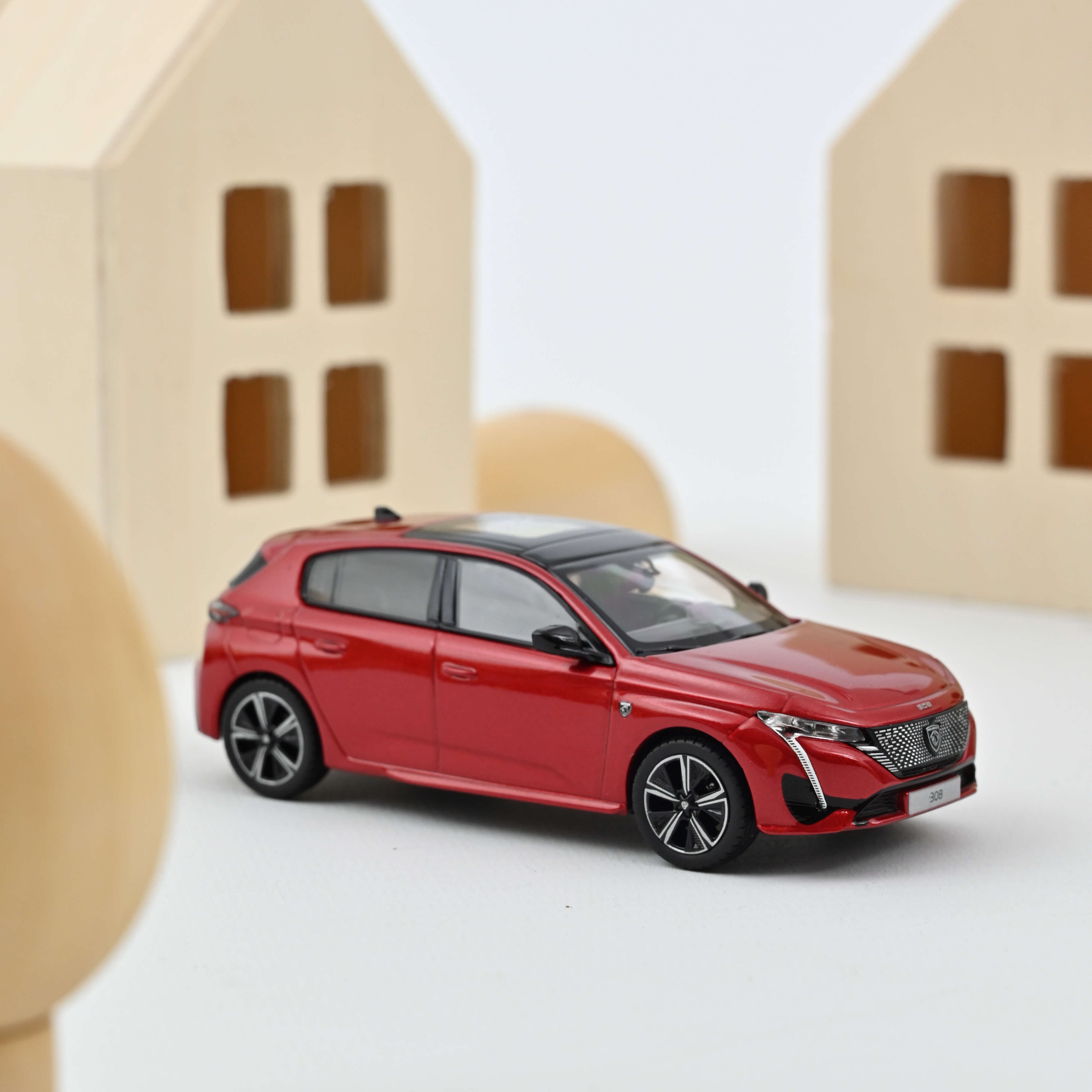 norev-peugeot-308-gt-2021-rouge-elixir-modellino-auto-1-43 image 1