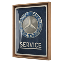 nostalgic-art-mercedes-benz-service-emblem-blue-targa-metallo-30x40-cm-2 image 8