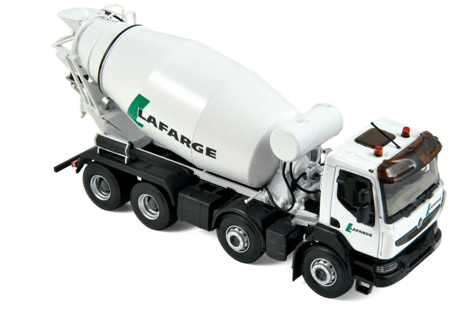 norev-renault-kerax-malaxeur-2008-lafarge-1-43-modellino-betoniera-da-cantiere image 1