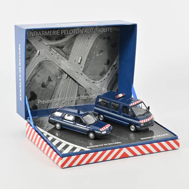 norev-coffret-gendarmerie-autoroute-renault-trafic-e-r21-1-43 image 1