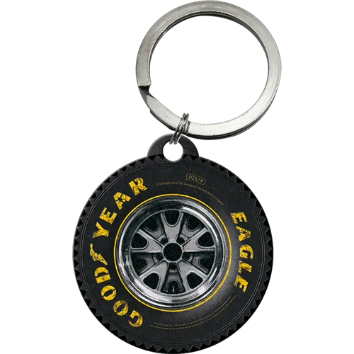 nostalgic-art-goodyear-wheel-portachiavi-rotondo-4-cm image 1