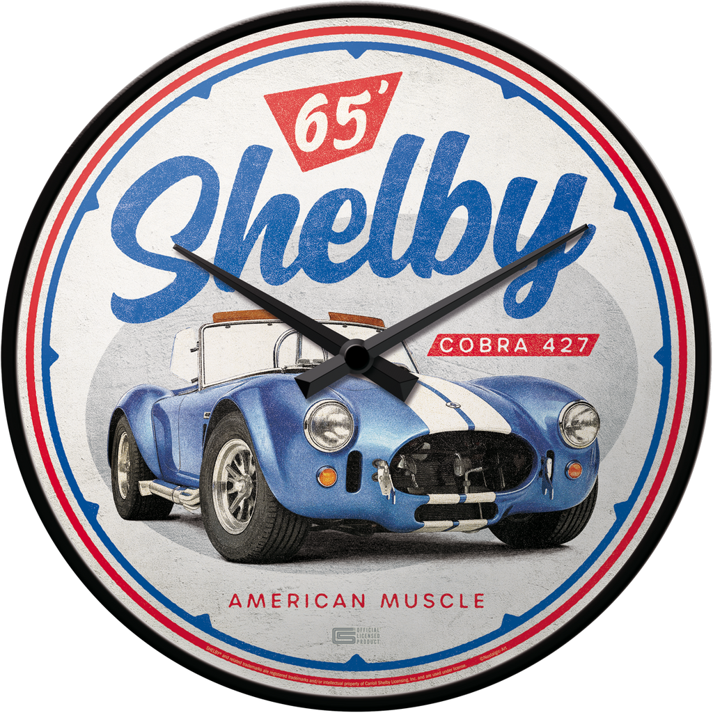 nostalgic-art-shelby-cobra-427-american-muscle-orologio-da-parete-31-cm image 1