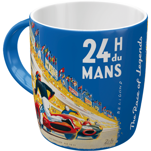 nostalgic-art-24h-le-mans-racing-poster-blue-tazza-in-ceramica-330-ml image 1
