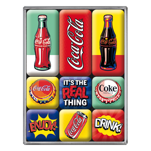 nostalgic-art-coca-cola-pop-art-set-magneti-da-frigo image 1