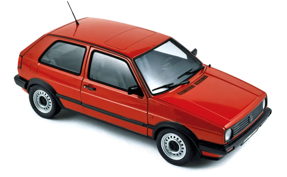 norev-vw-golf-cl-1989-rossa-1-18-modellino-auto-youngtimer image 1
