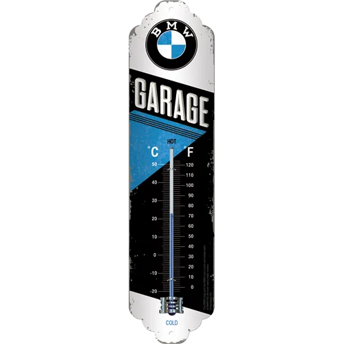 nostalgic-art-bmw-garage-termometro-in-metallo-6-5x28-cm image 1