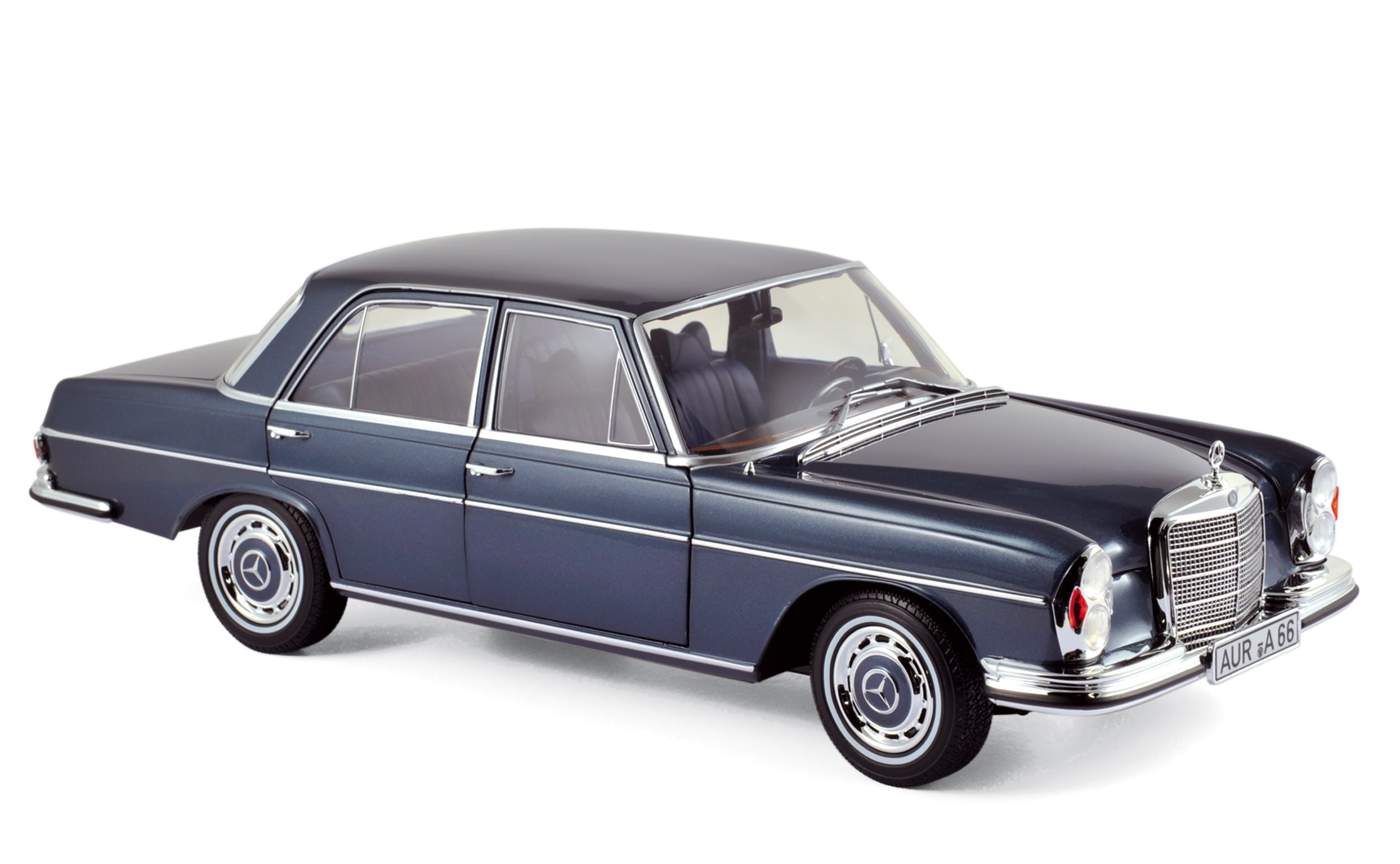 norev-mercedes-benz-280-se-1968-blu-scuro-metallizzato-1-18-jet-car image 1