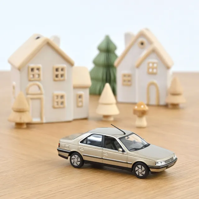 norev-peugeot-405-sri-1991-modellino-auto-1-43-beige-mayfair-metallis image 1