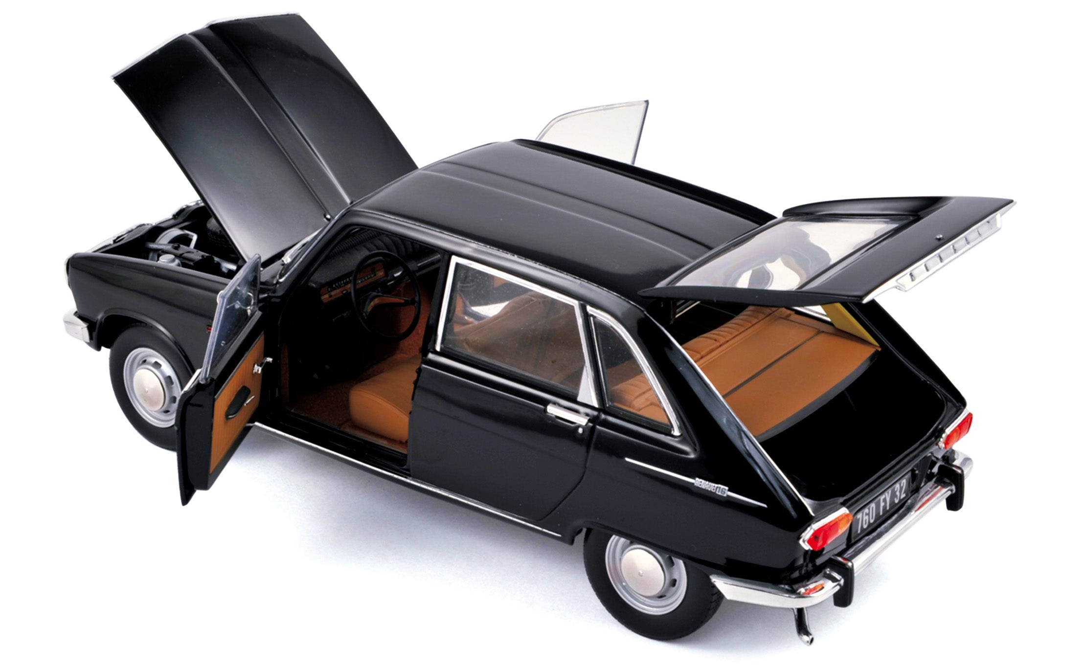 norev-renault-16-1967-modellino-auto-1-18-nero-2 image 2