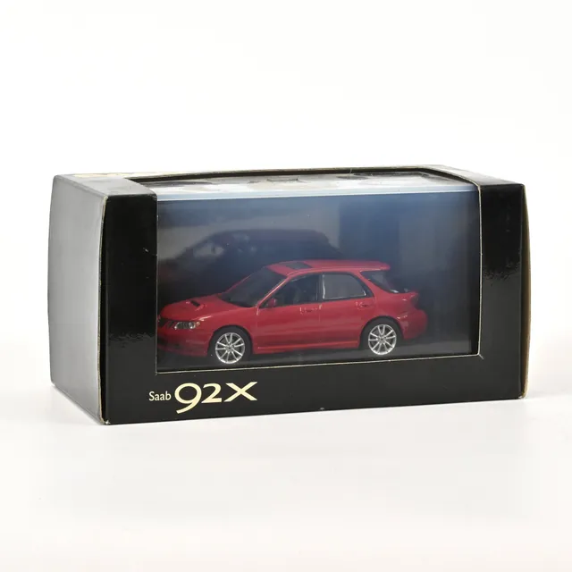norev-saab-9-2-brillant-red-1-43-modellino-auto-die-cast-da-collezione image 1
