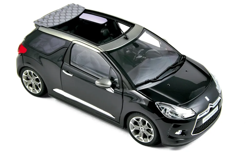 norev-citro-n-ds3-cabrio-2013-modellino-auto-1-18-nero-perla-nera image 1