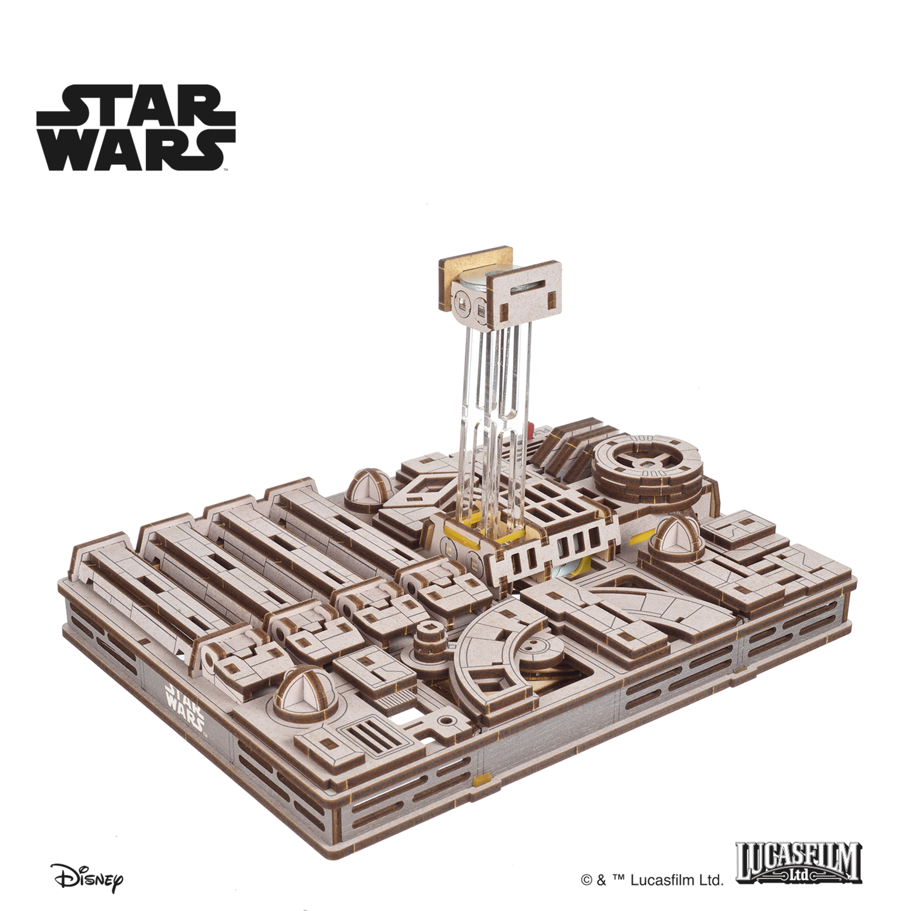 ugears-star-wars-luke-skywalker-s-x-wing-starfighter-modellino-spaziale-in-legno image 7