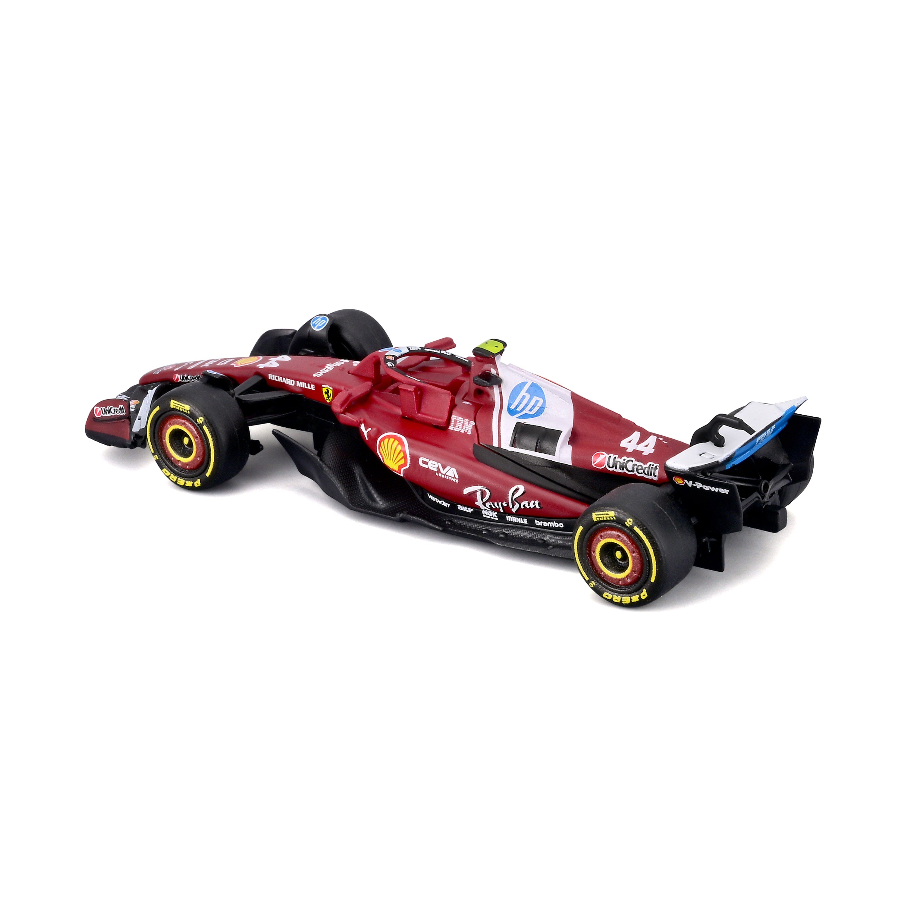 bburago-ferrari-f1-sf-25-44-hamilton-2025-1-64-con-teca-die-cast image 5
