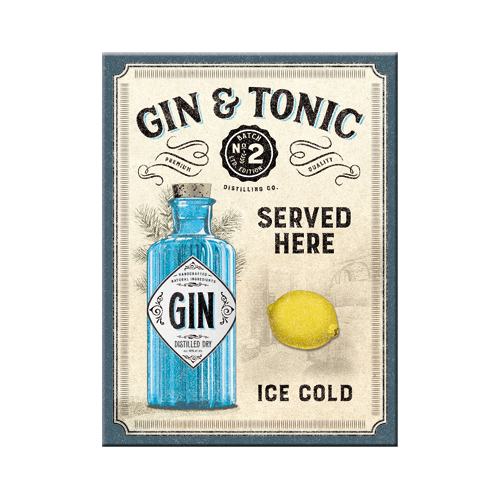 nostalgic-art-gin-tonic-served-here-magnete-frigo-6x8-cm image 1