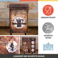 nostalgic-art-coffee-house-scatola-in-metallo-con-coperchio-clip-7-5x11x17-5-cm image 2